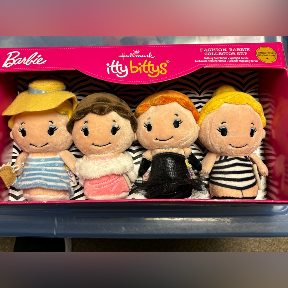 Fashion Barbie Itty Bitty Set of 4 BNIB Hallmark